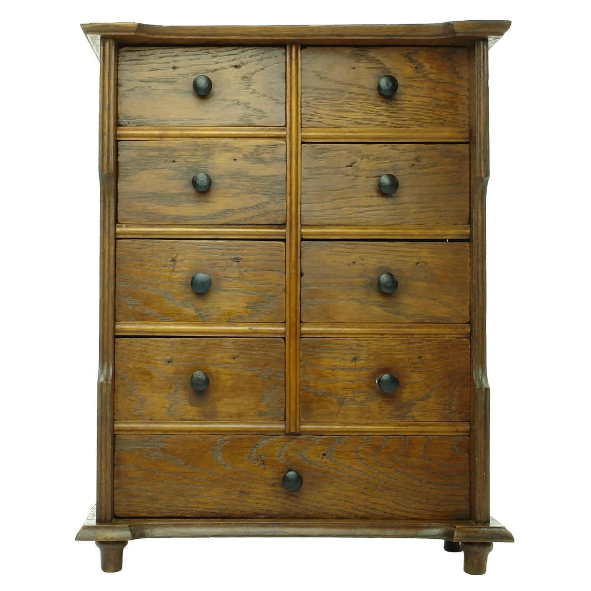 Apprentice Piece. Tiny chest of drawers. 315 mm without feet.
