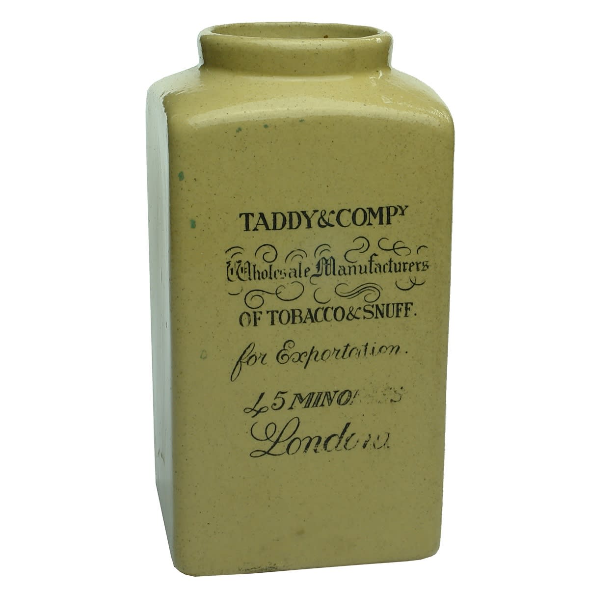 Tobacciana. Taddy & Compy, London. Square. 170 mm. (United Kingdom)