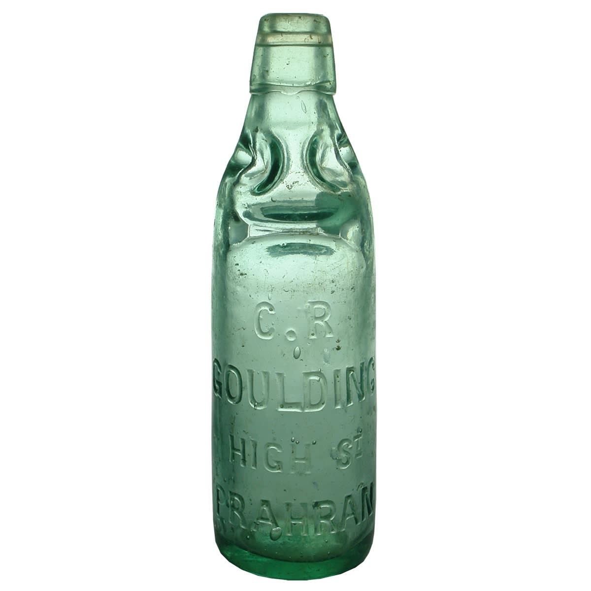 Codd. C. R. Goulding, High St., Prahran. M base mark. (Victoria)