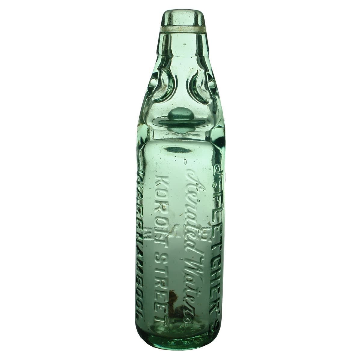 Codd. J. Fletcher, Koroit Street, Warrnambool. Lemonade. Aqua. 10 oz. (Victoria)