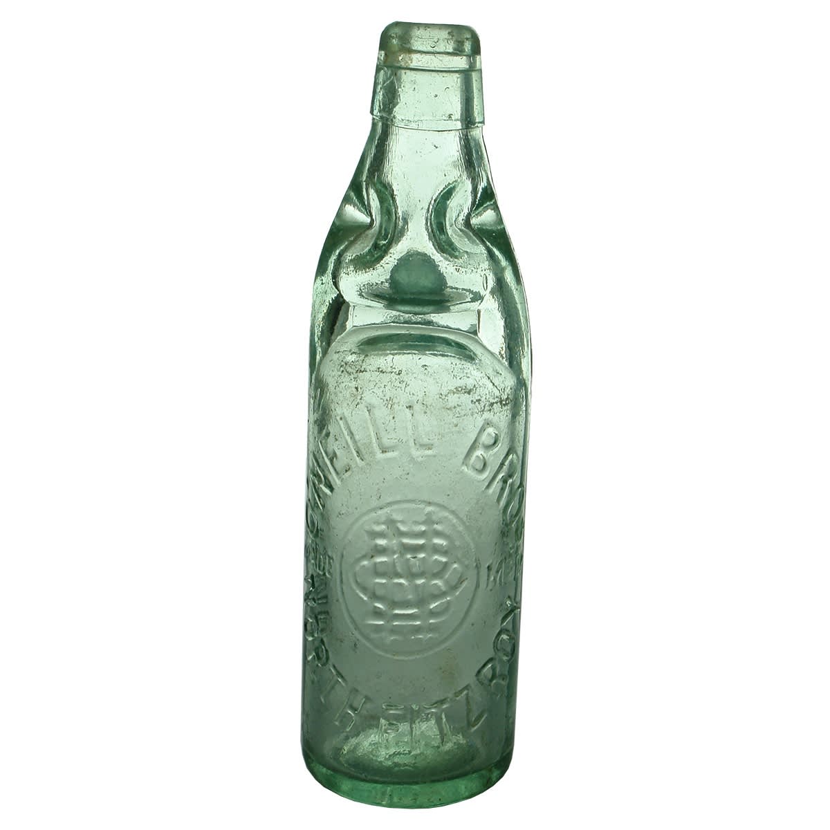 Codd.  O'Neill Bros., North Fitzroy. Caledonian Bottle Works. Dobson. Aqua. 10 oz. (Victoria)