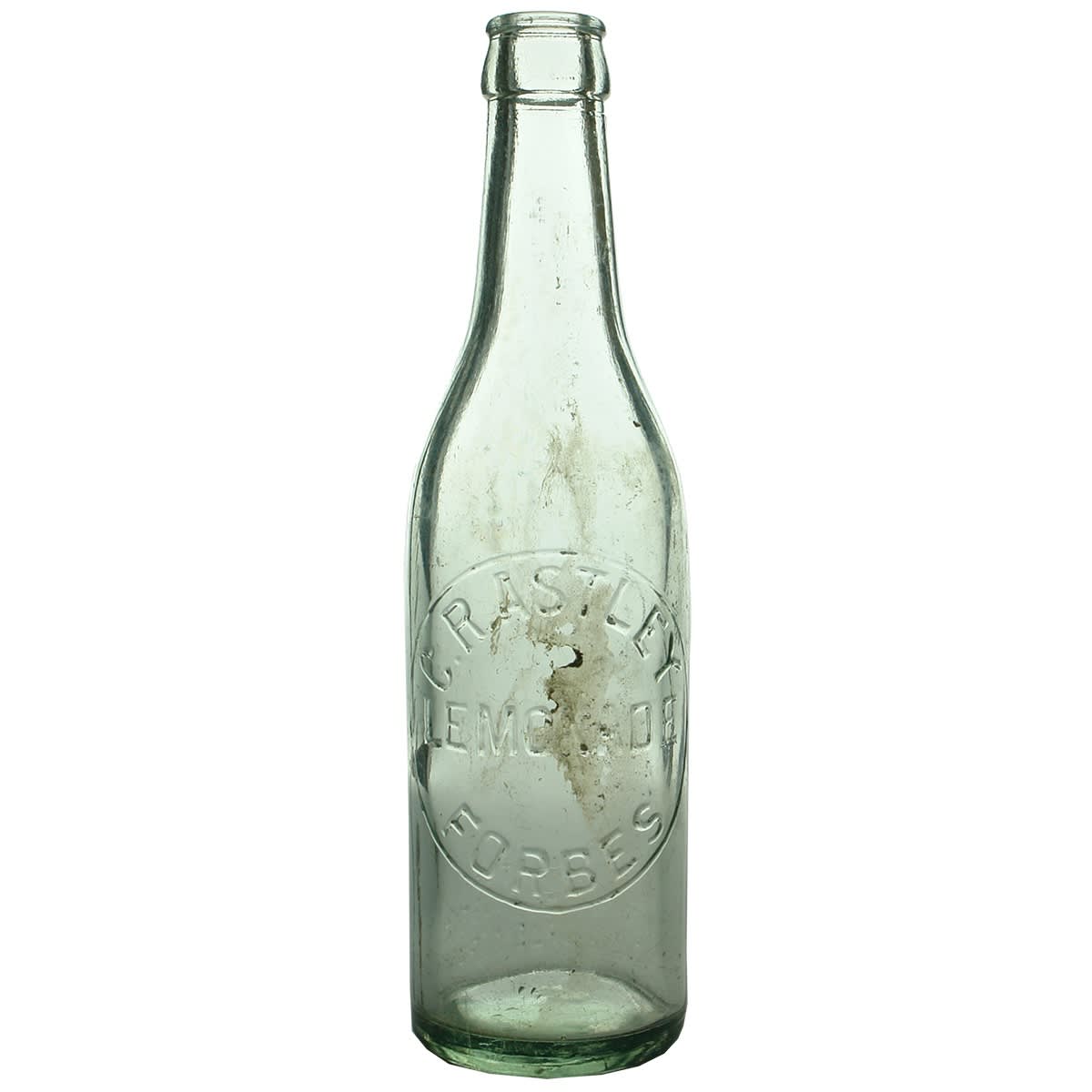 Crown Seal. C. R. Astley, Lemonade, Forbes. AGM base mark. Aqua. 10 oz. (New South Wales)