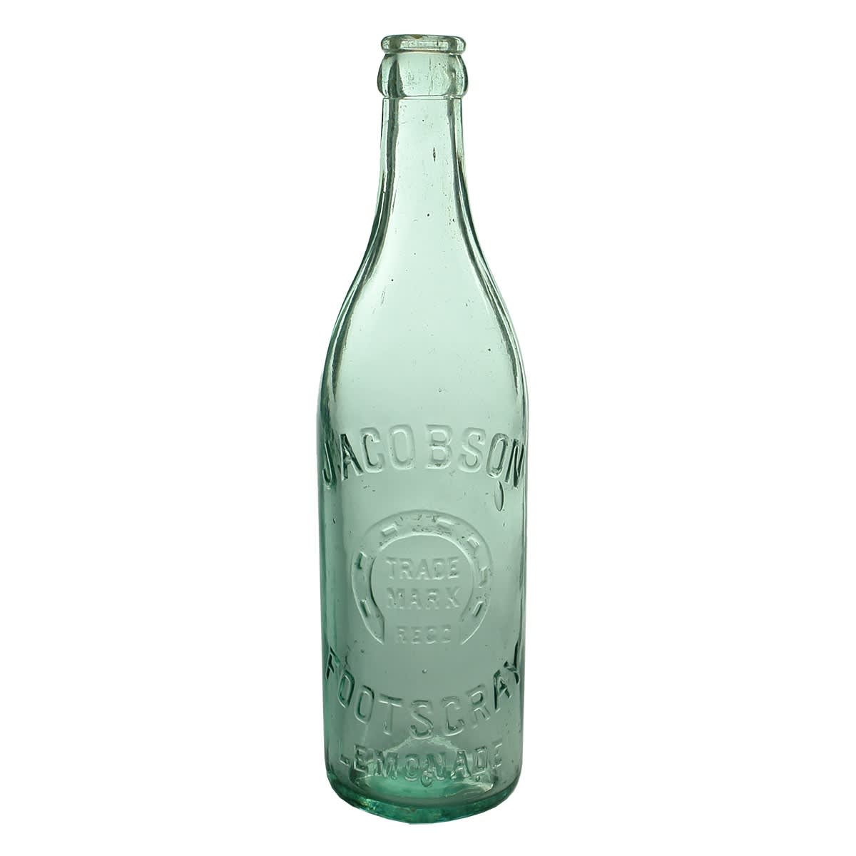 Crown Seal. Jacobson, Footscray. Horseshoe. Lemonade. 10 oz. (Victoria)