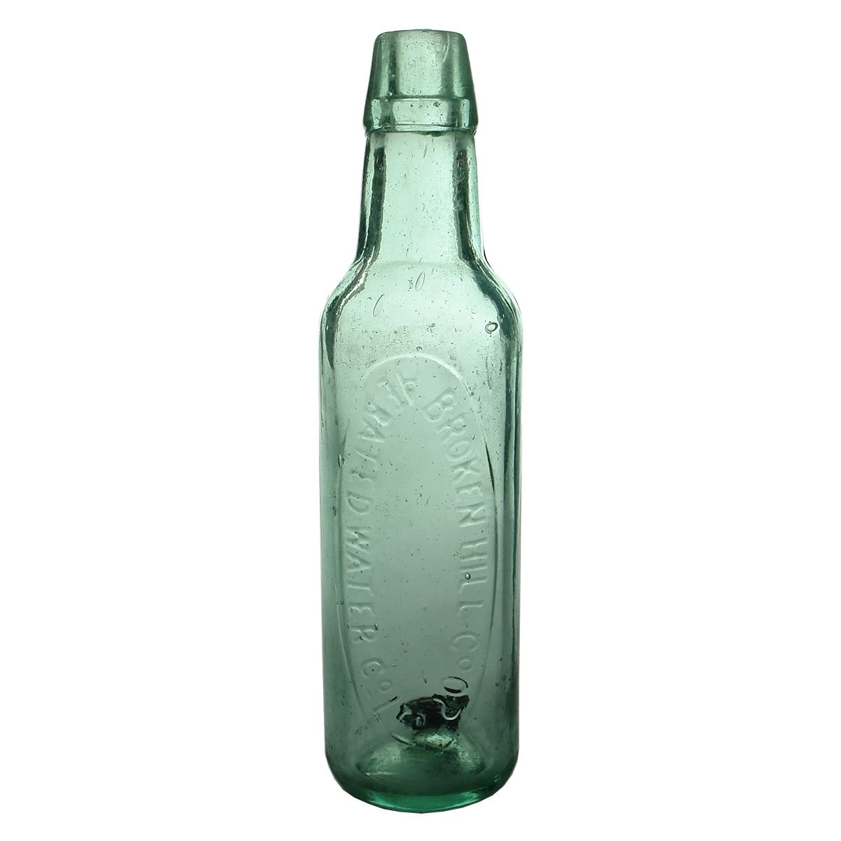 Lamont. Broken Hill Co-operative Aerated Water Co Ltd.  Aqua. 10 oz. (New South Wales)