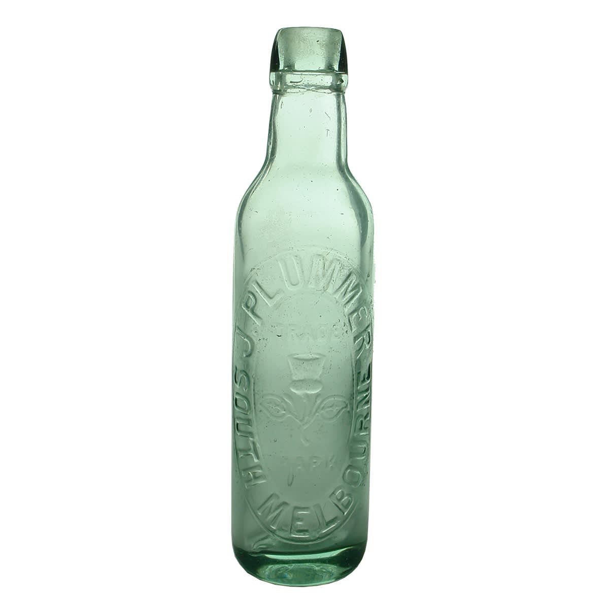 Lamont. J. Plummer, South Melbourne. Aqua. 10 oz. (Victoria)
