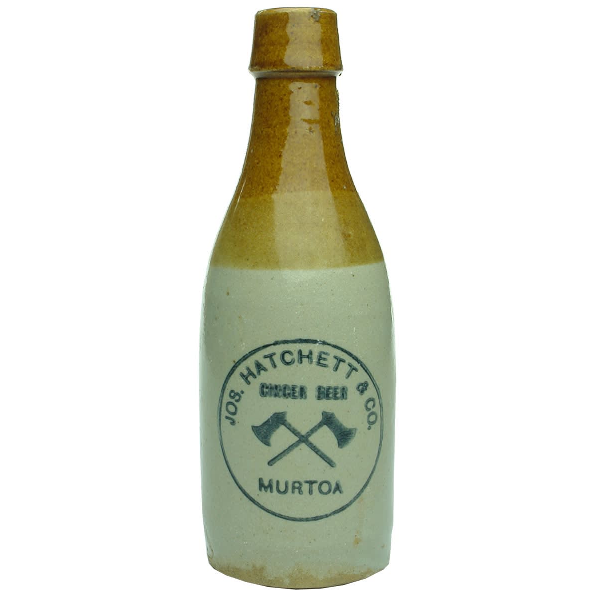 Ginger Beer. Jos. Hatchett & Co, Murtoa. Champagne. Tan Top. (Victoria)