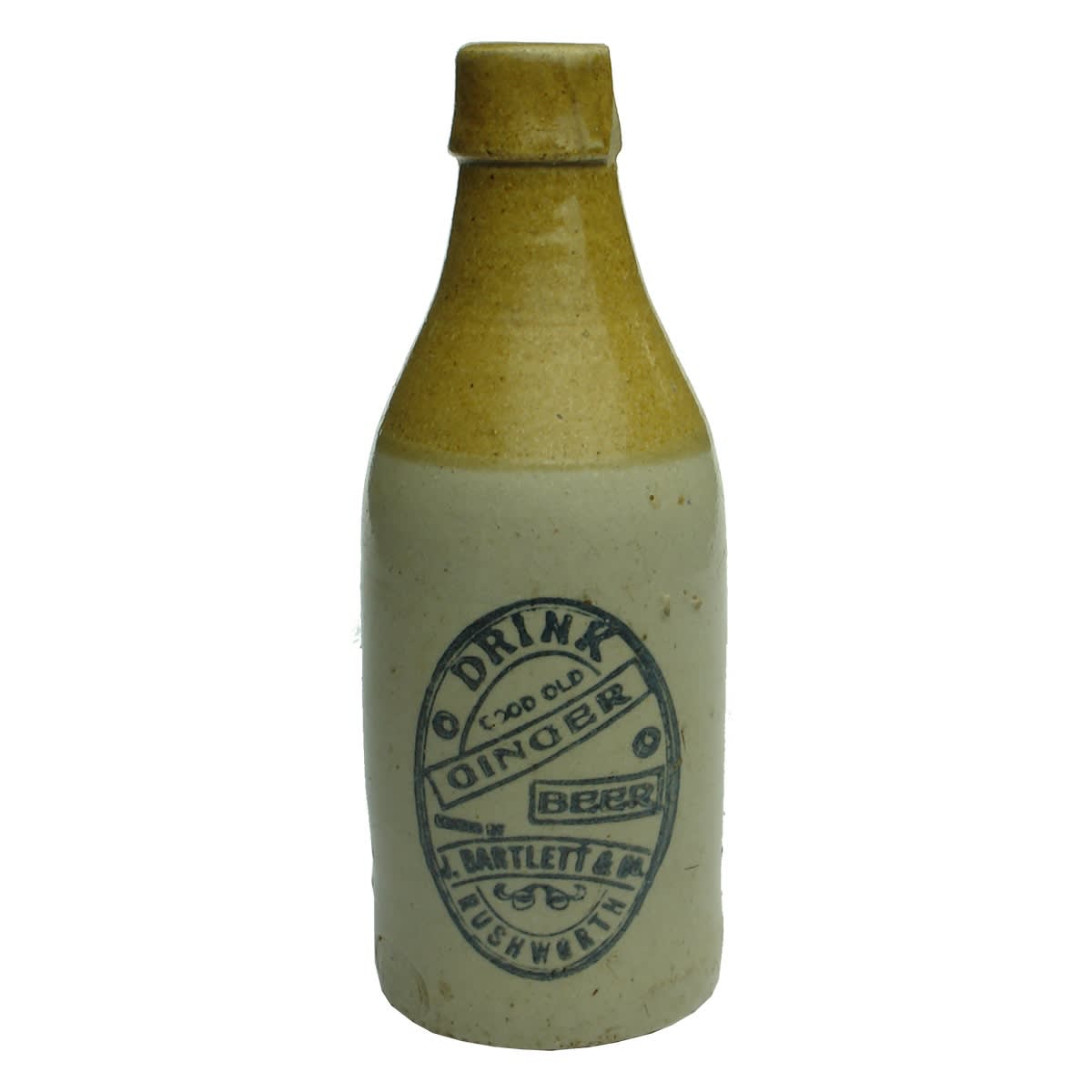 Ginger Beer. J. Bartlett & Co, Rushworth. Champagne. Tan Top. (Victoria)