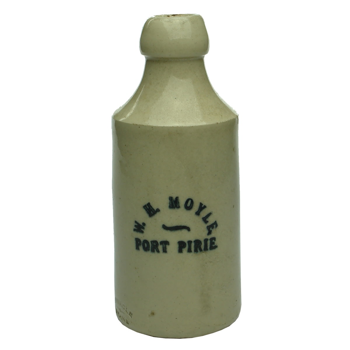 Ginger Beer. W. H. Moyle, Port Pirie. All white. 10 oz. (South Australia)