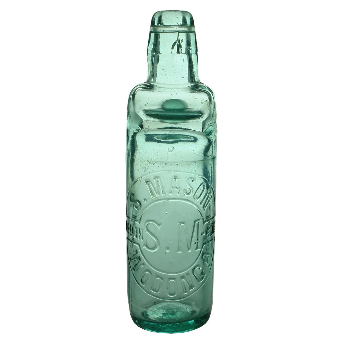 Codd. S. Mason, Wodonga. Lemonade. Aqua. All Way Pour. 10 oz. (Victoria)