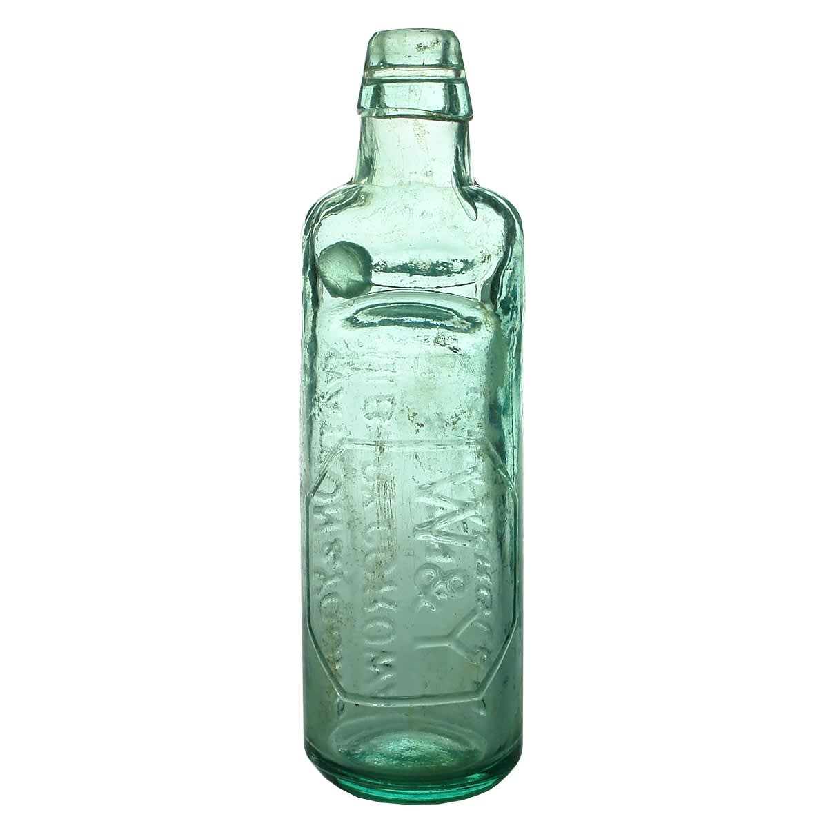 Codd. Watson & Young, Albury, Corowa and Rutherglen. All Way Pour. Aqua. 10 oz. (Victoria, New South Wales)