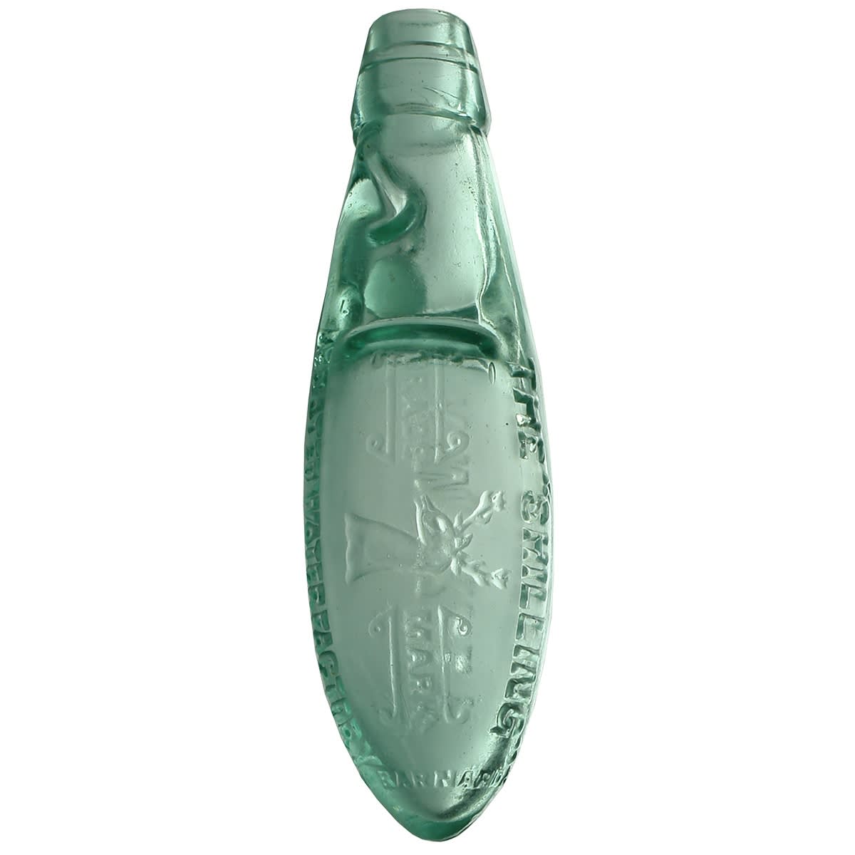 Hybrid. The Shilling Aerated Water Factory, Kimberley. Aqua. 5 oz. (South Africa)