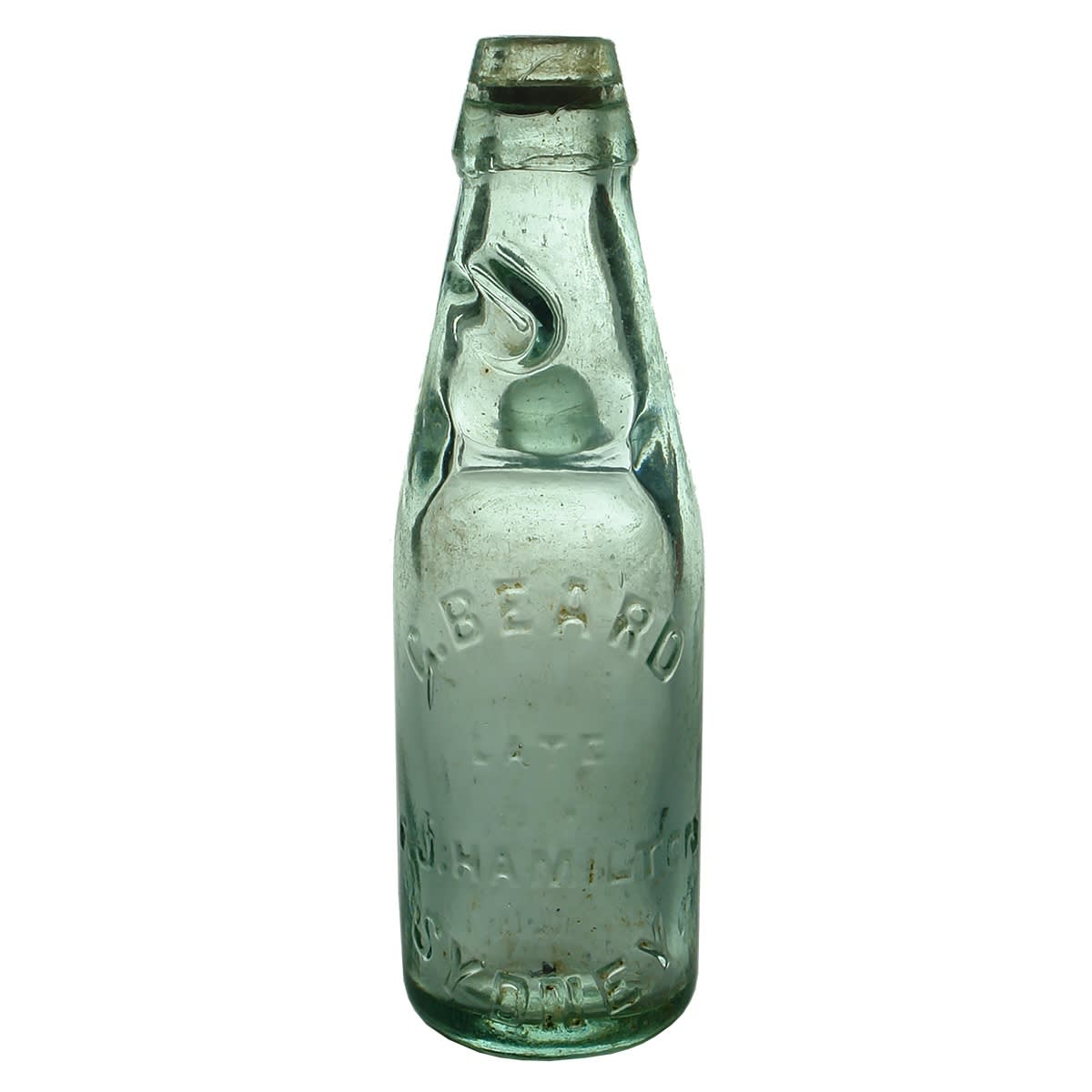 Codd. G. Beard, late F. J. Hamilton, Sydney. Cannington Shaw made. 6 oz. (New South Wales)