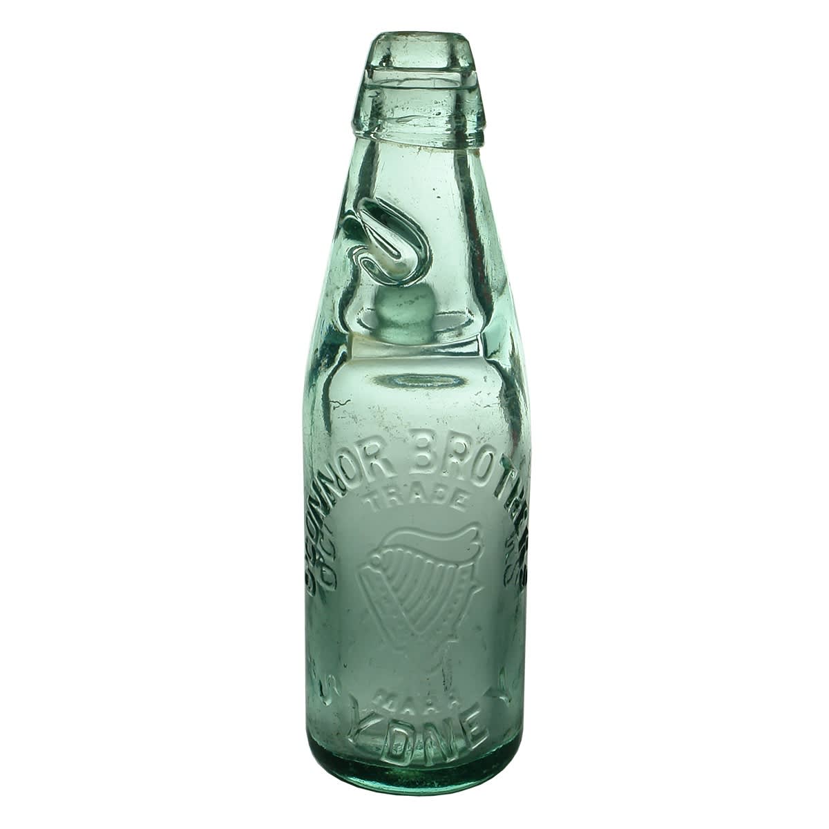 Codd. O'Connor Brothers, Sydney. Cannington Shaw. One Way Pour. Aqua. 6 oz. (New South Wales)