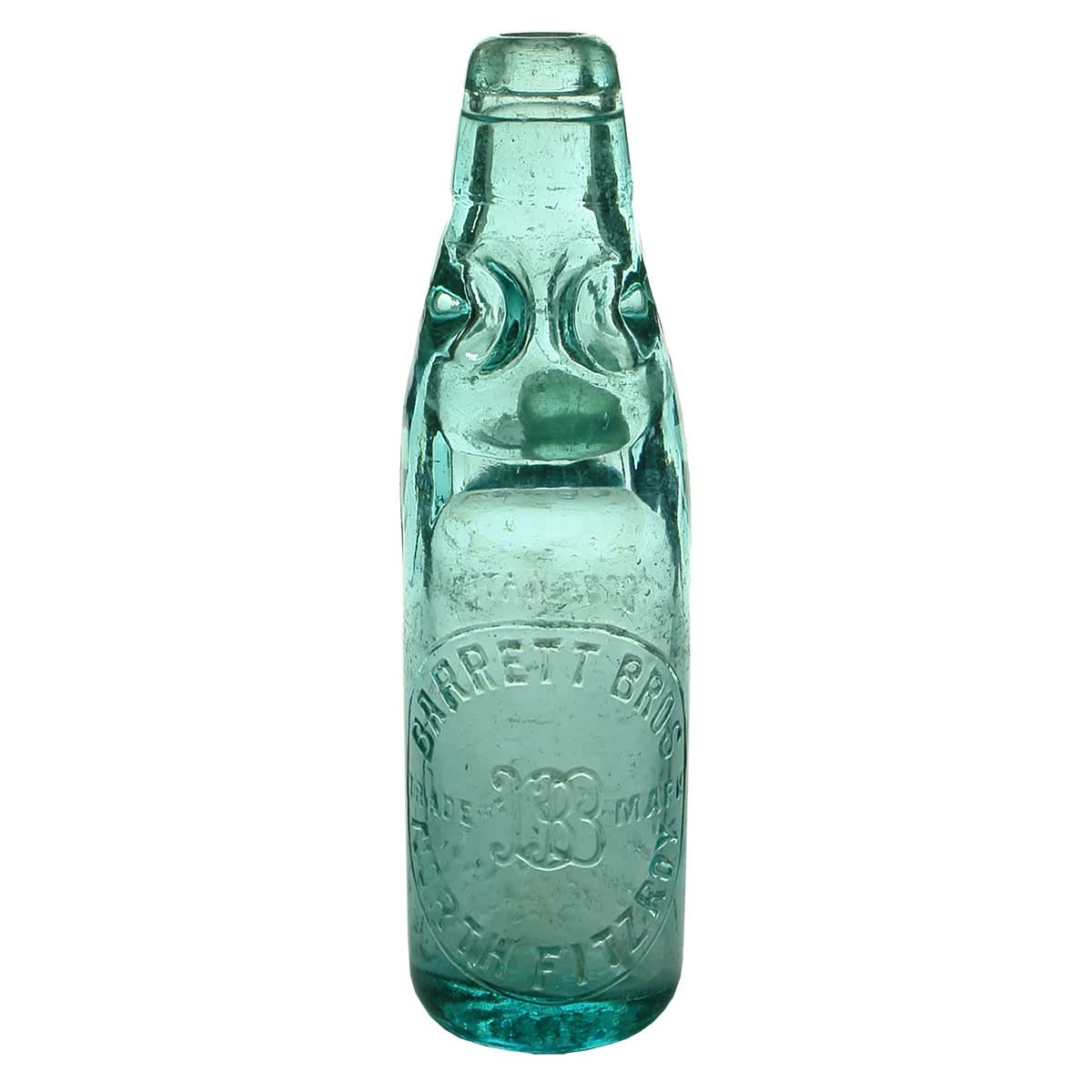 Codd. Barrett Bros, North Fitzroy. Soda Water. 6 oz Dobson. (Victoria)