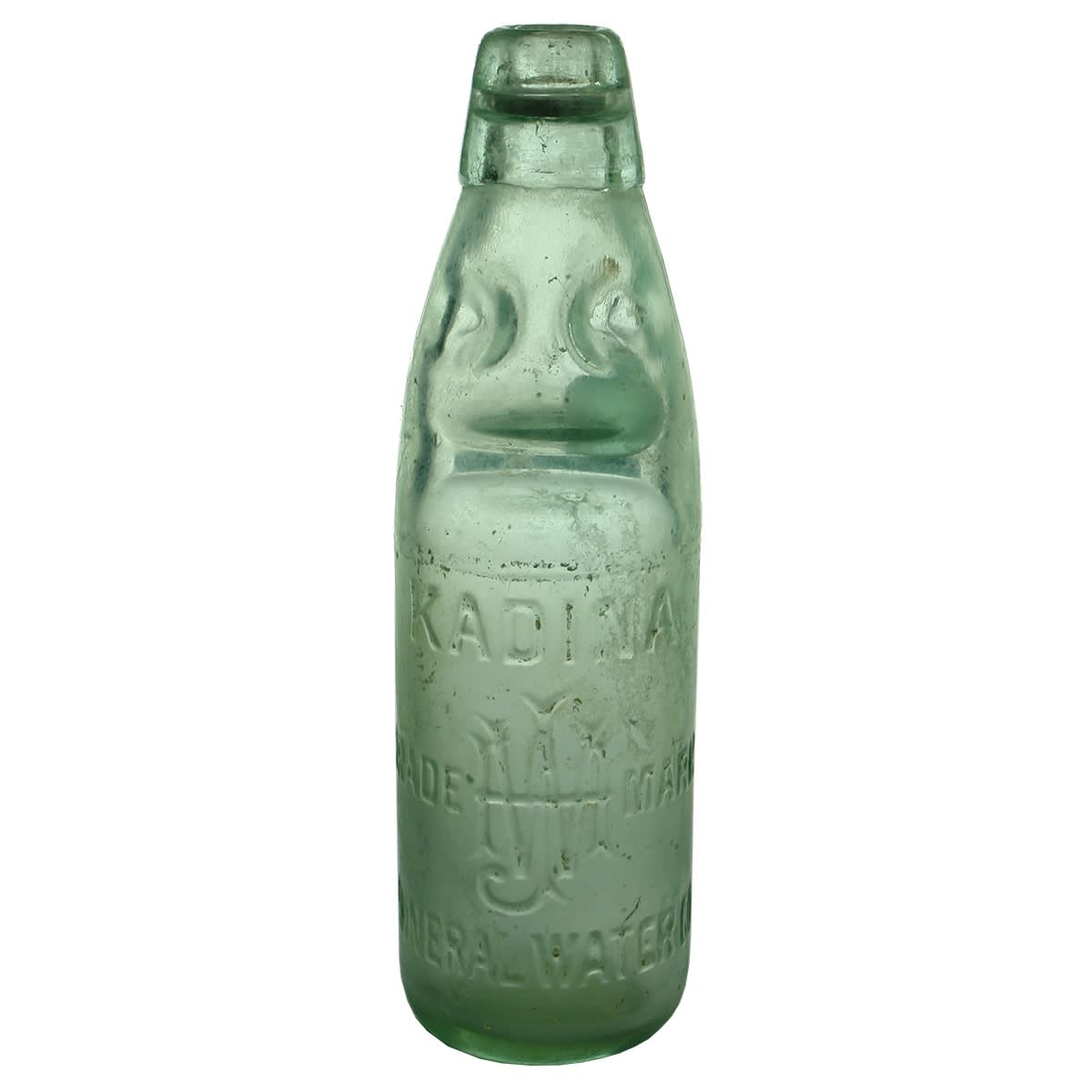 Codd. Kadina Mineral Water Co. Dobson. Aqua. 6 oz. (South Australia)