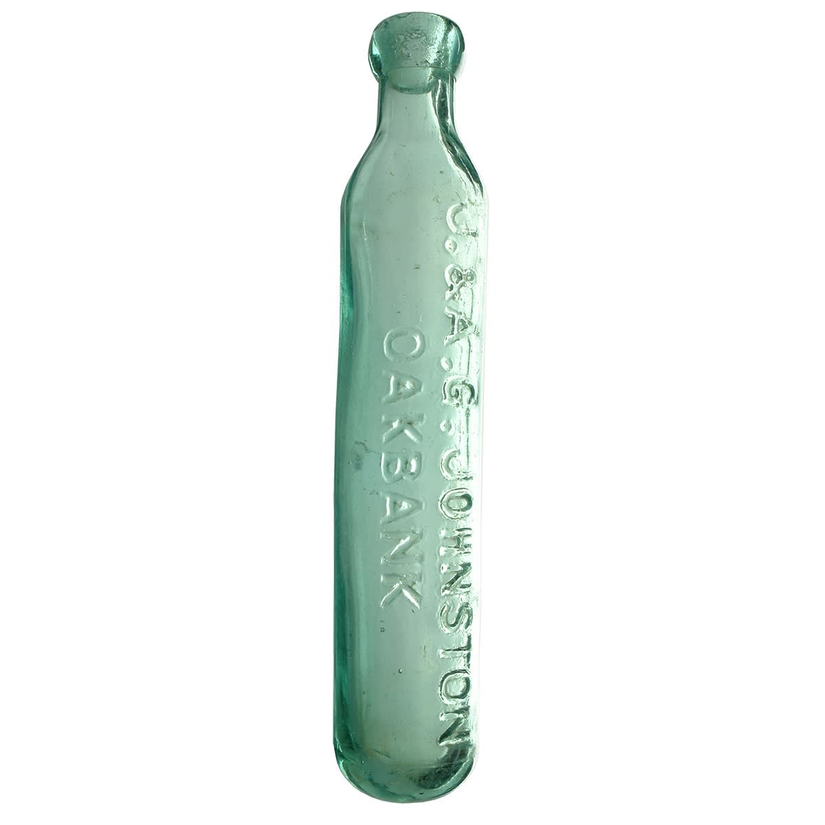 Maugham. J. & A. G. Johnston, Oakbank. Aqua. 10 oz. (South Australia)