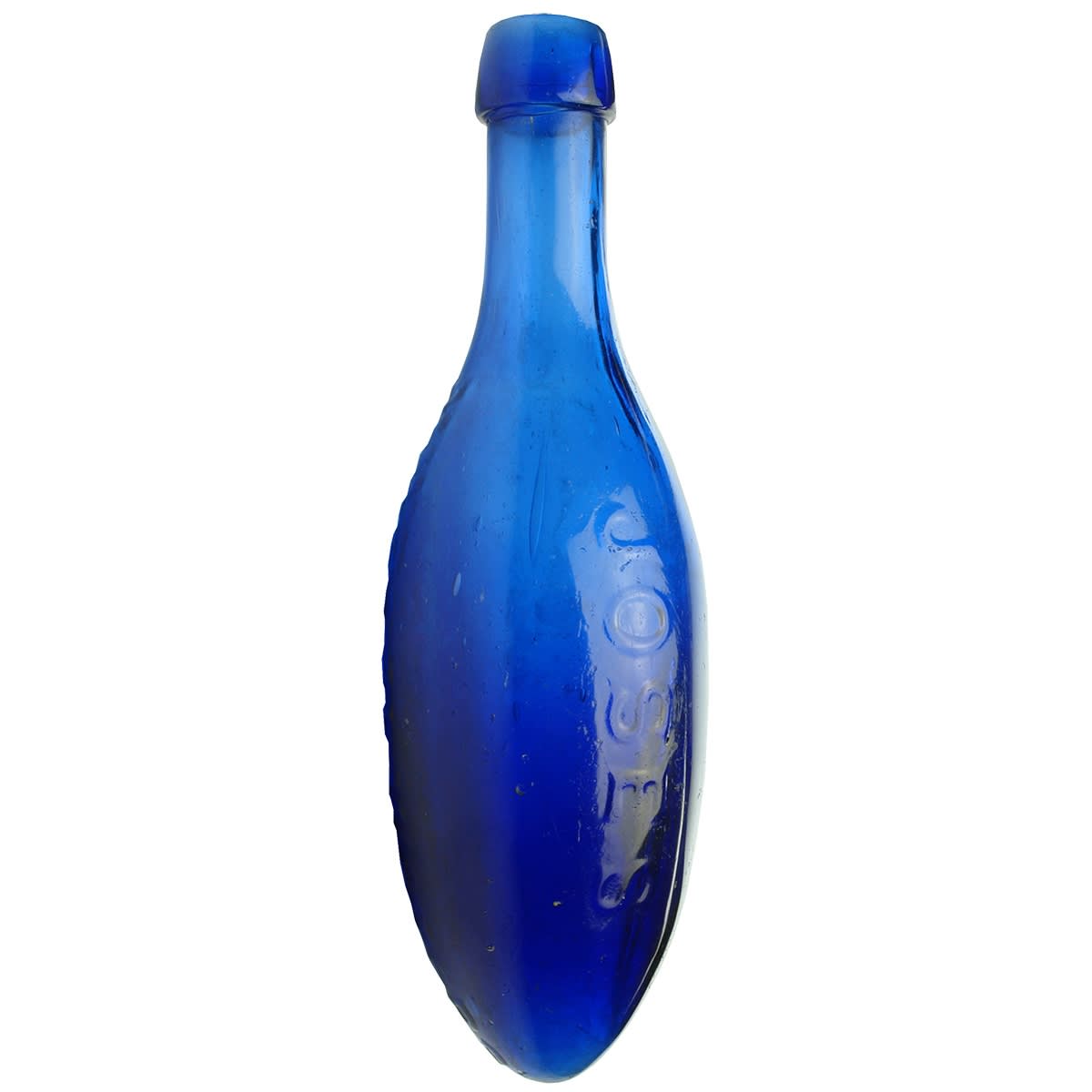 Torpedo. Jose's Mineral Waters Geraldton. Cobalt Blue. 10 oz. (Western Australia)