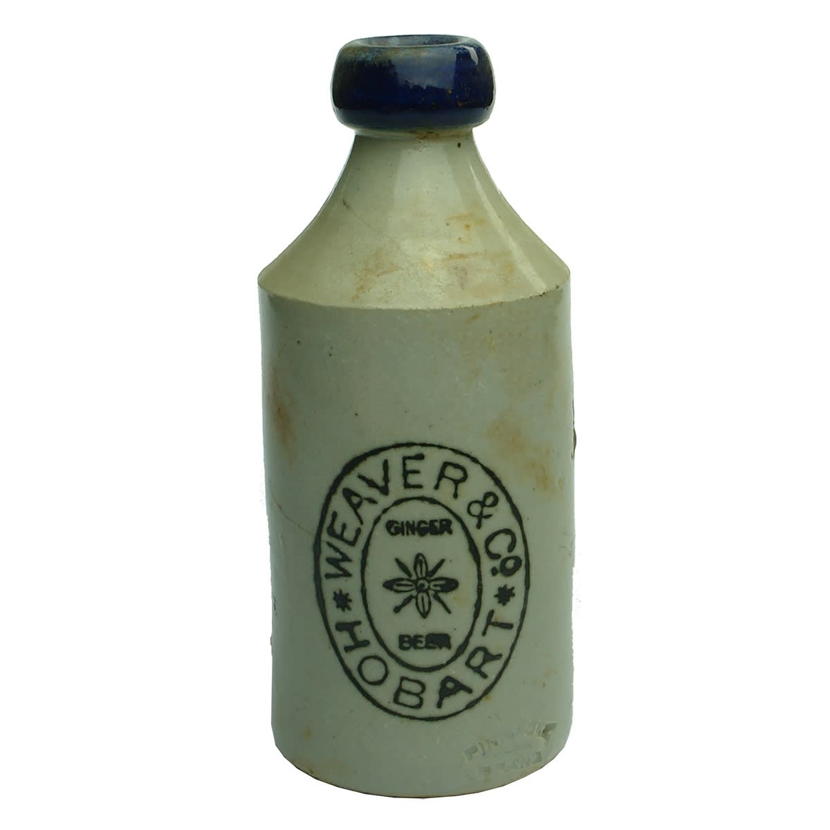 Ginger Beer. Weaver, Hobart. Dump. Blue Lip. 10 oz. (Tasmania)