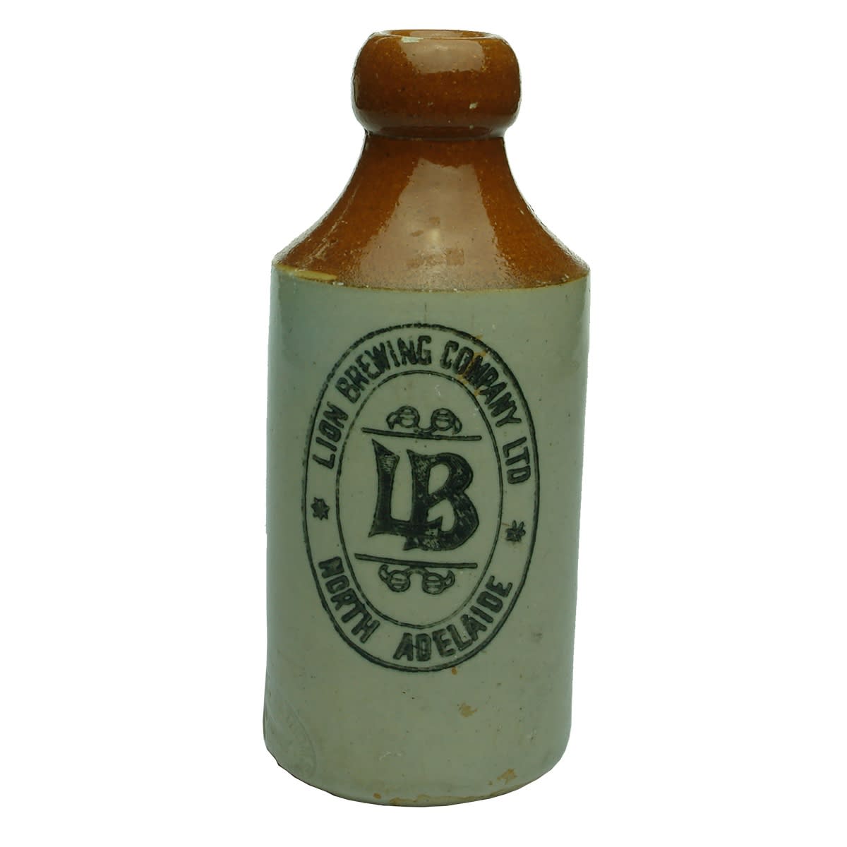 Ginger Beer. Lion Brewing Company Ltd. North Adelaide. Red Top. (South Australia)