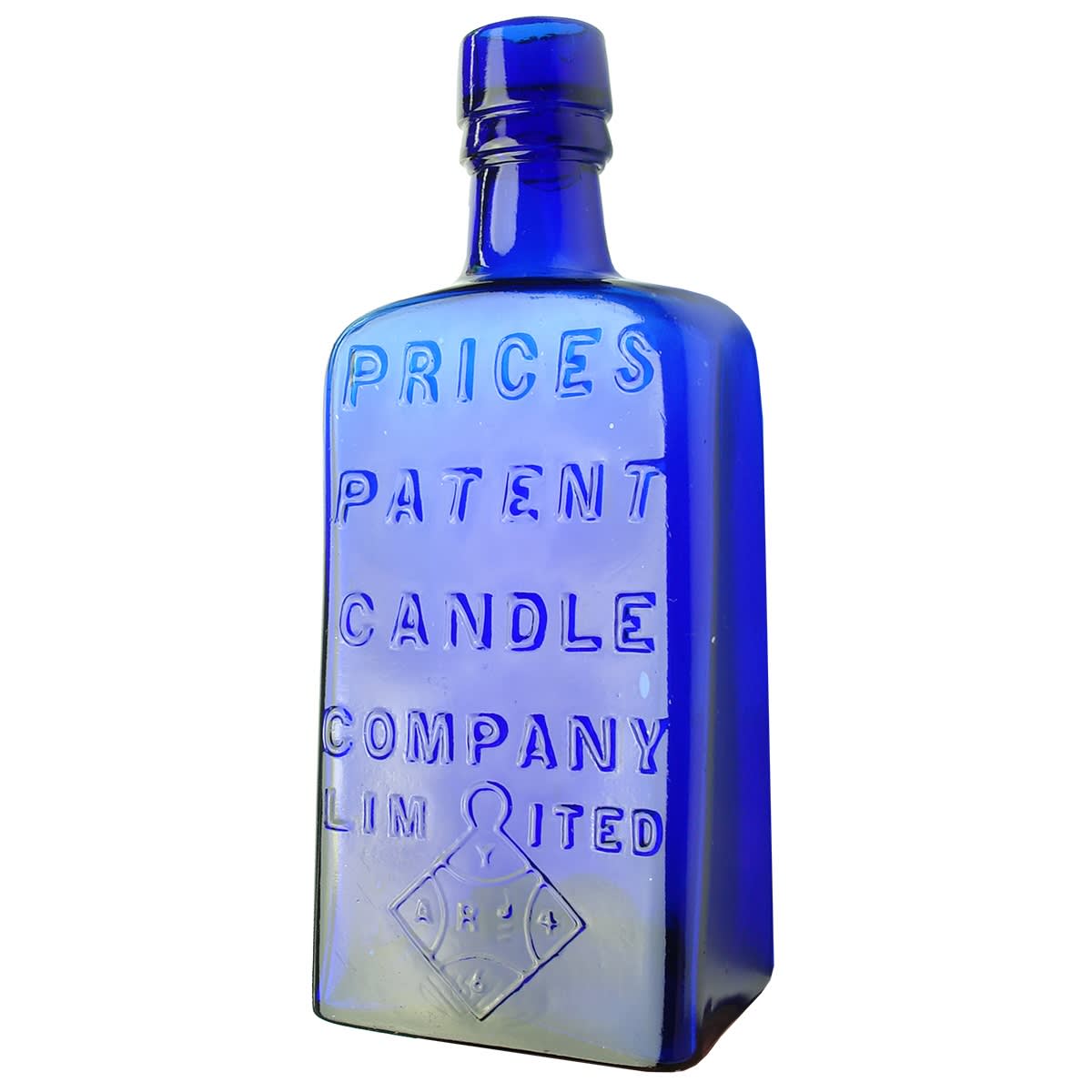 Household. Prices Patent Candle Company. Blue. 10 oz. (United Kingdom)