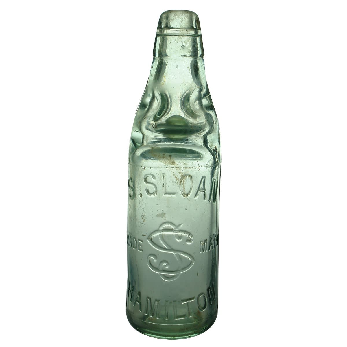 Codd. S. Sloan, Hamilton. Monogram. Spun top. (Victoria)