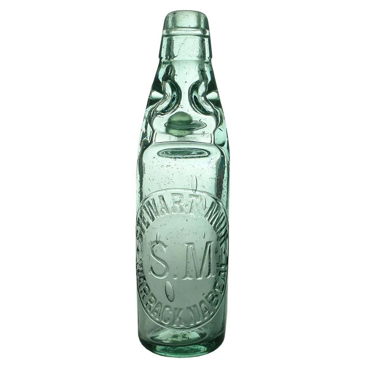 Codd. Stewart Muir, Warracknabeal. Dobson. Aqua. 10 oz. (Victoria)