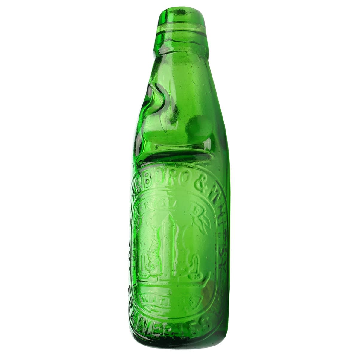 Codd. The Scarboro & Whitby Breweries Ltd. One Way Pour. Deep Emerald Green. 6 oz. (United Kingdom)
