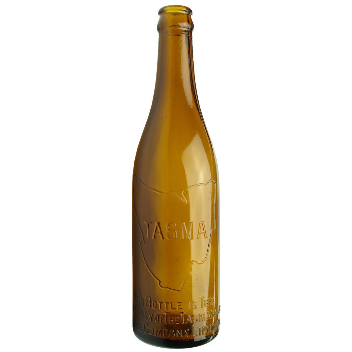 Beer. Tasma. Tasmanian Bottle Company Limited. Crown Seal. Amber. 13 oz. (Tasmania)