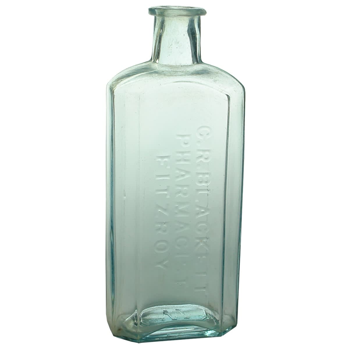 Medicine. C. R. Blackett, Pharmacist, Fitzroy. Aqua. 6 oz. (Victoria)