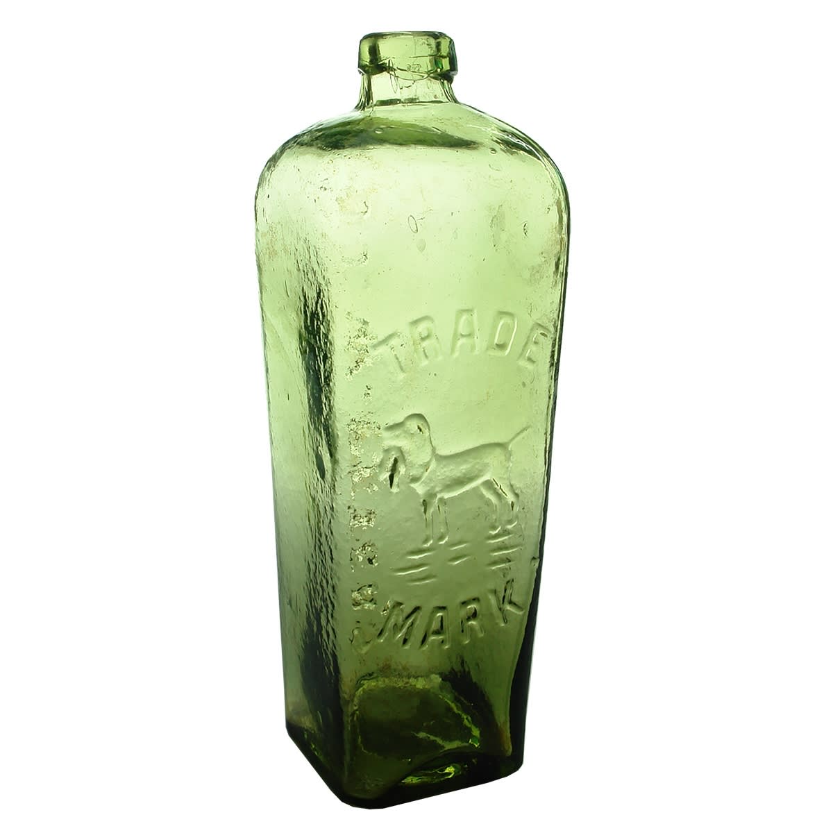 Gin. J. J. W. Peters. Green. 20 oz.