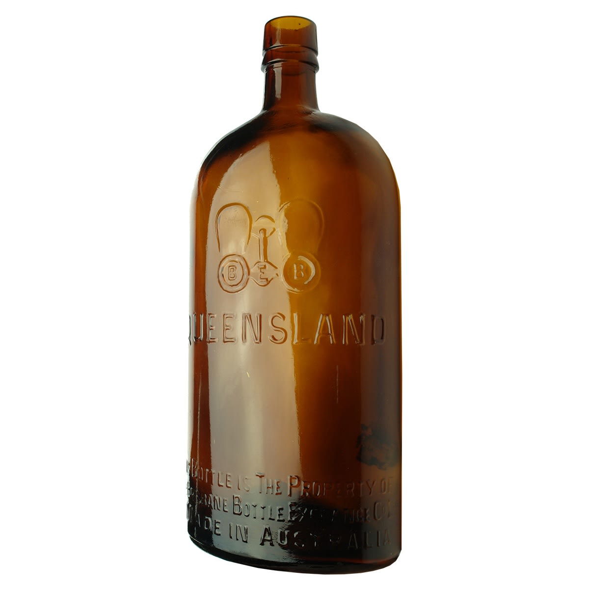 Whisky. BEB Binoculars. Queensland. Amber. Quart. (Queensland)