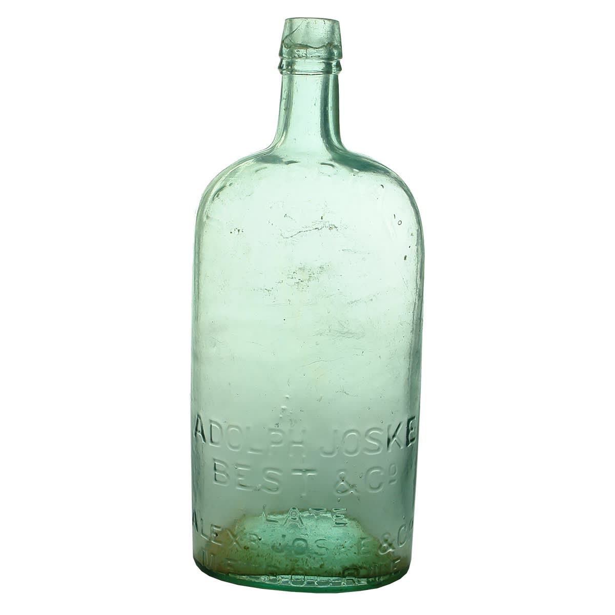 Whisky/Wine. Adolph Joske, Best & Co, late Alexr Joske & Co., Melbourne. Quart. (Victoria)