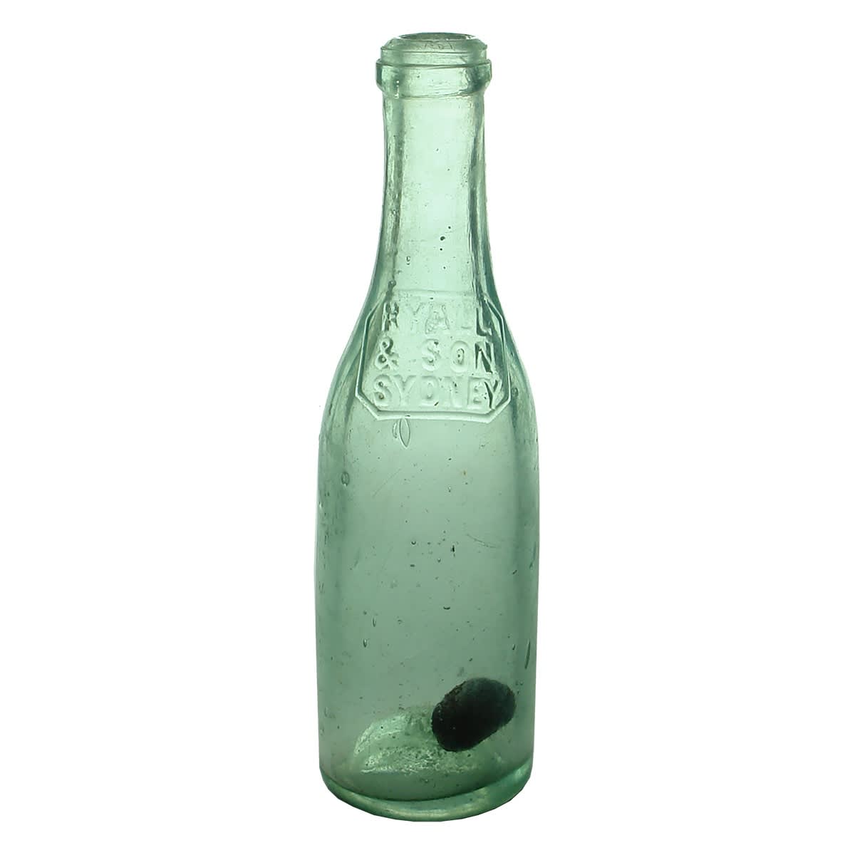 Wine. Ryall & Son, Sydney. Aqua. 6 oz. (New South Wales)