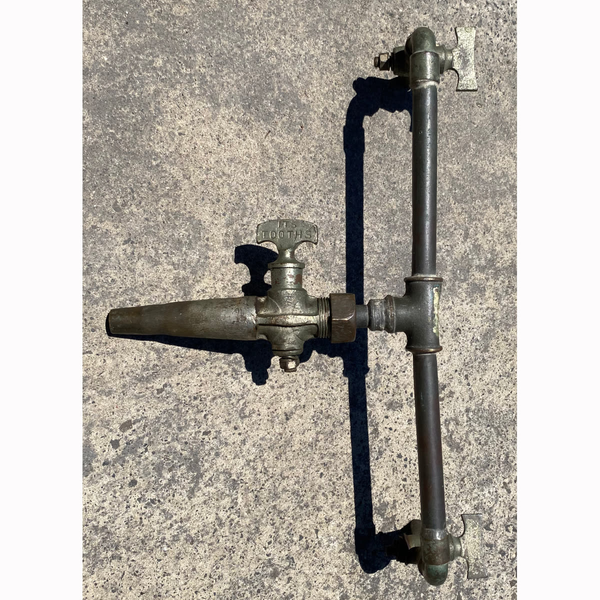 Beer Tap. Its Tooths Beer tap for a barrel that splits to two pouring taps. (Tooth & Co Ltd, Sydney) (New South Wales)