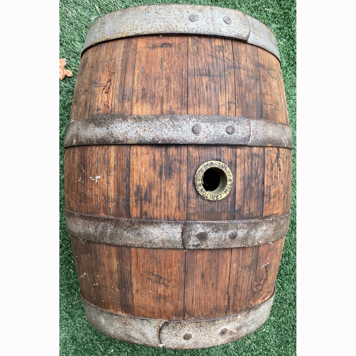Beer Barrel. Carlton & United Breweries, Melbourne. 40472 in ends. Larger size. (Not for post. Arrangements will have to be made by winning bidder for pickup or courier delivery)  (Victoria)
