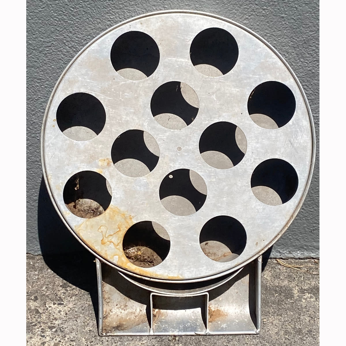 Aluminium Beer glass carrying tray with change trays to the side.