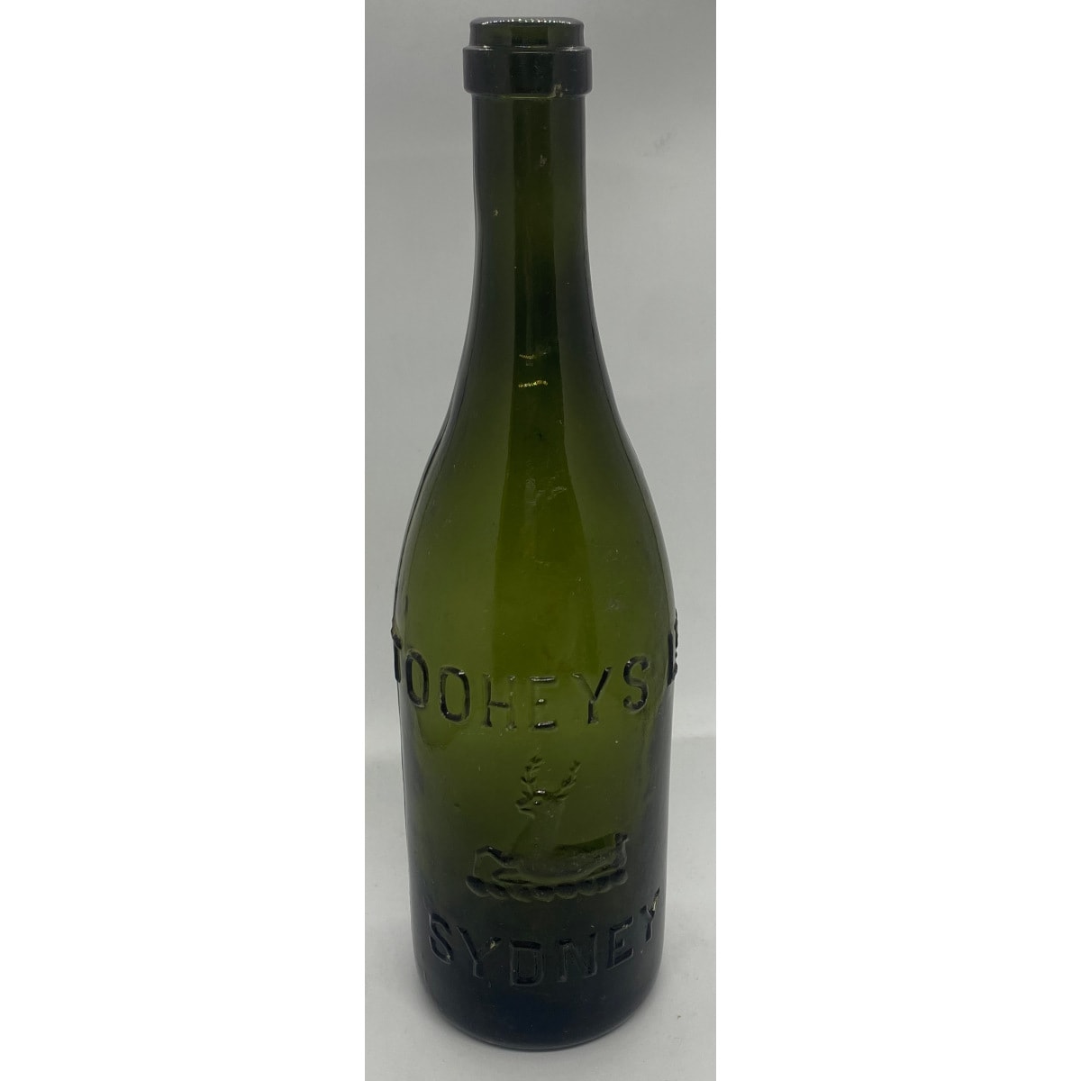 Beer Bottle. Tooheys Ltd, Sydney. Stag. Ring Seal. Green. 26 oz. (New South Wales)