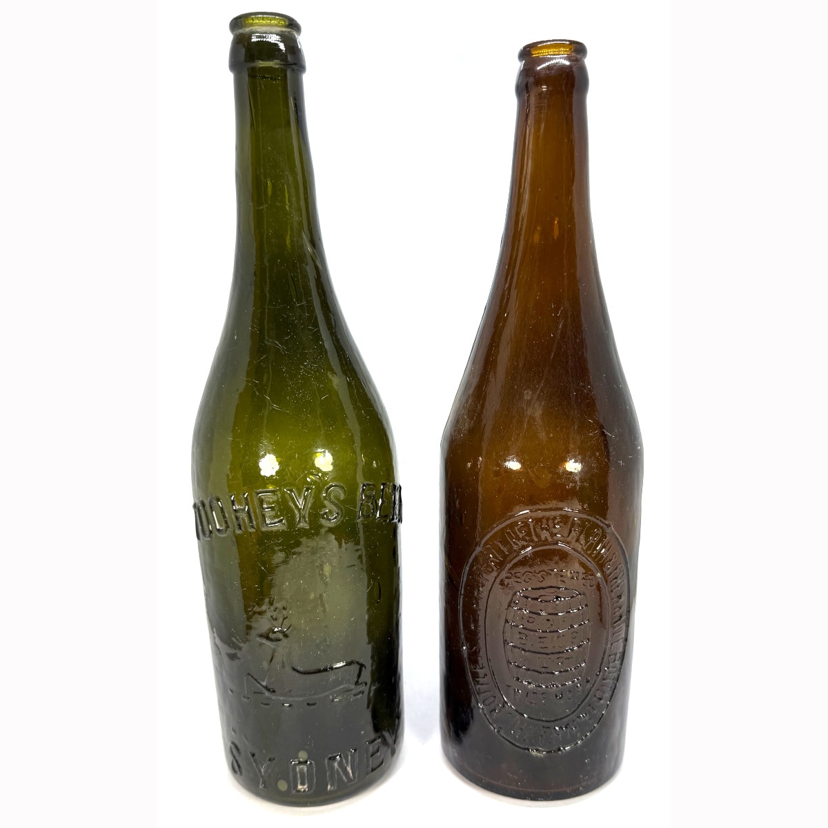 2 Crown Seal Beers: Toohey's Beer, Sydney. Perth & Fremantle Bottle Exchange.