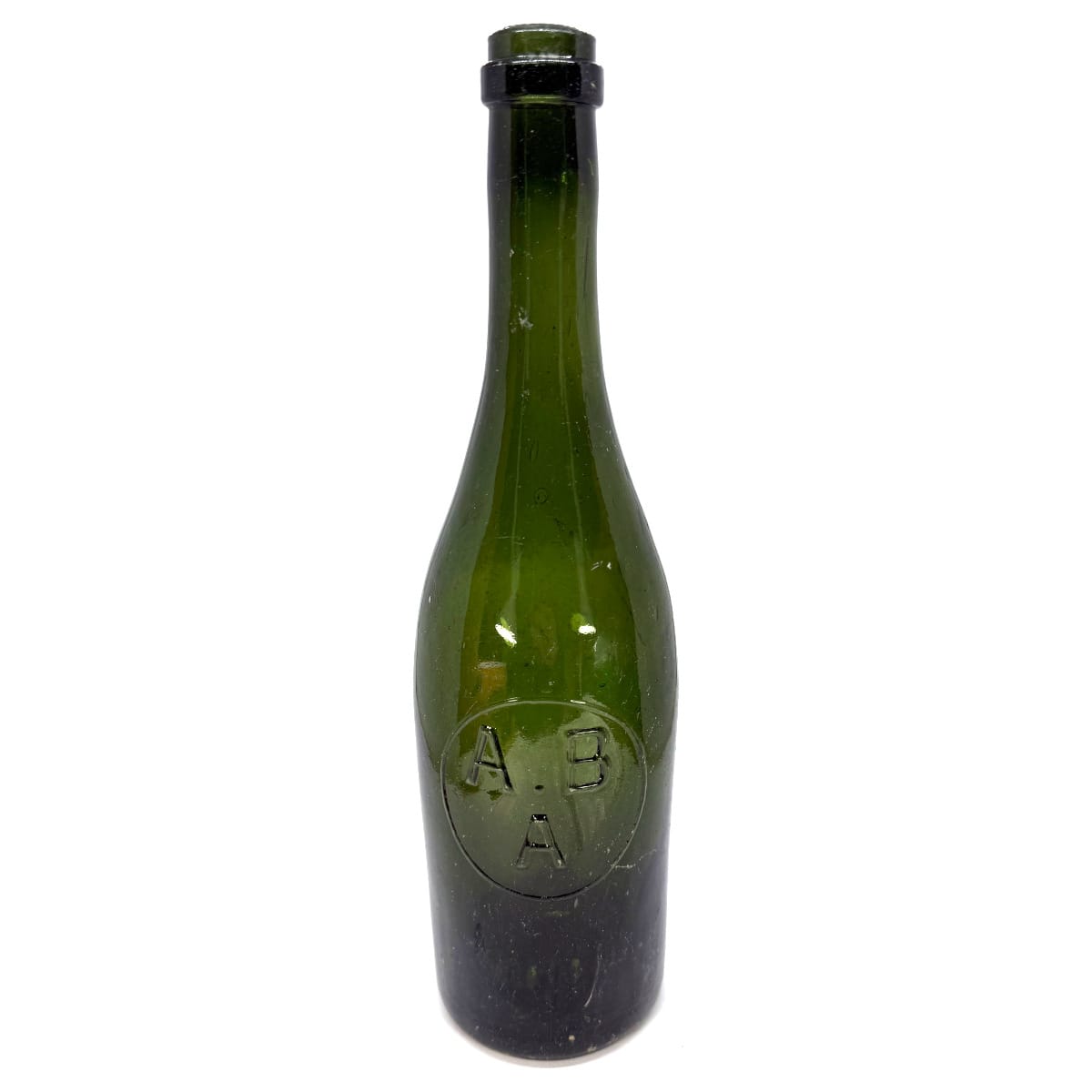 Beer. A. B. A in a circle. Ring Seal. Green. 26 oz. (Abbotsford Brewery, Victoria)