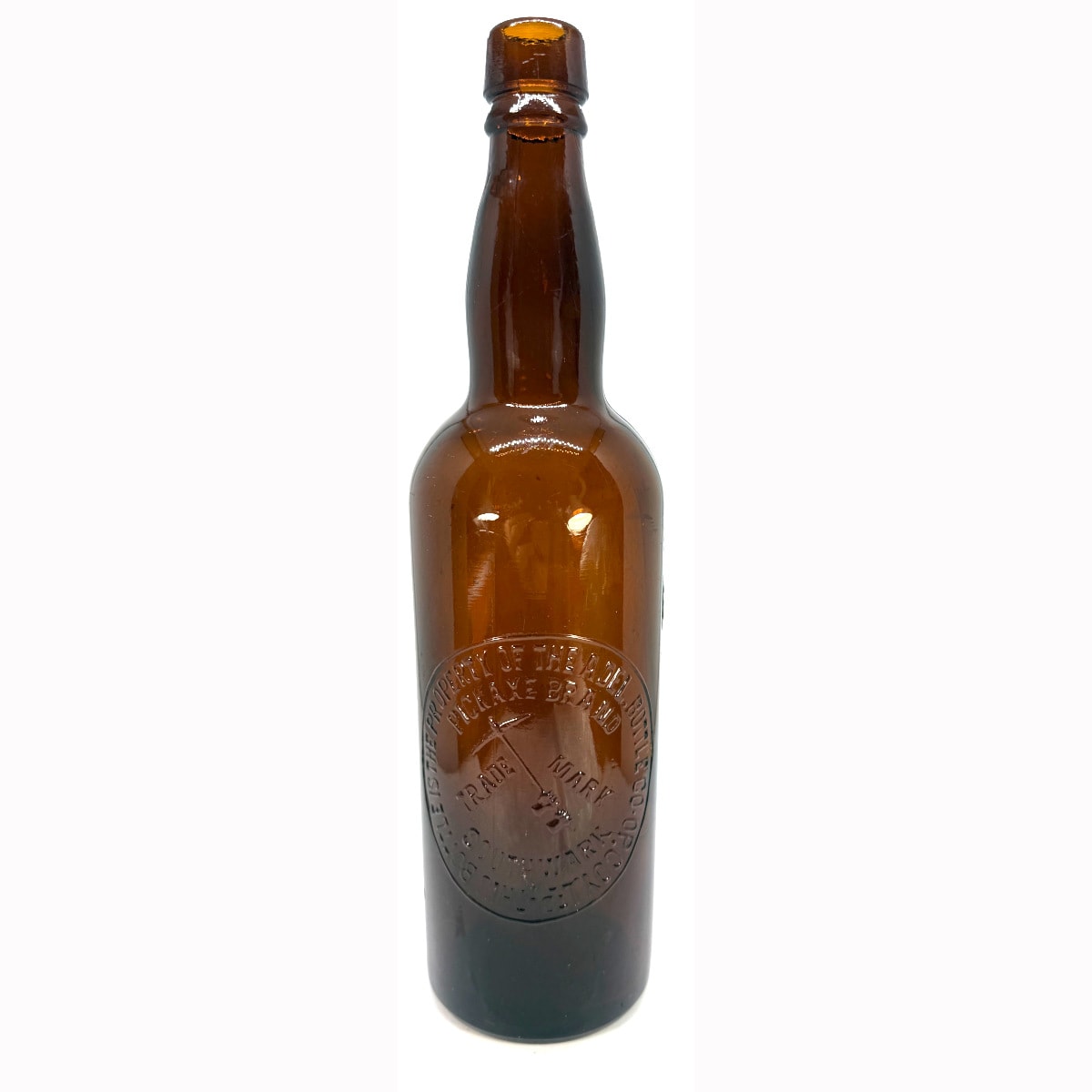 Wine. Pickaxe Brand. Adelaide Bottle Co-operative Co Ltd. Amber Fortified wine type. (South Australia)