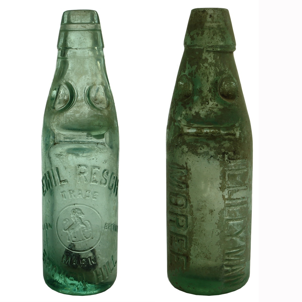 2 Codds. Emil Resch, Broken Hill. Dobson. 6 oz; J. L. Lillyman, Moree. Cannington Shaw. Niagara. 6 oz. (New South Wales)