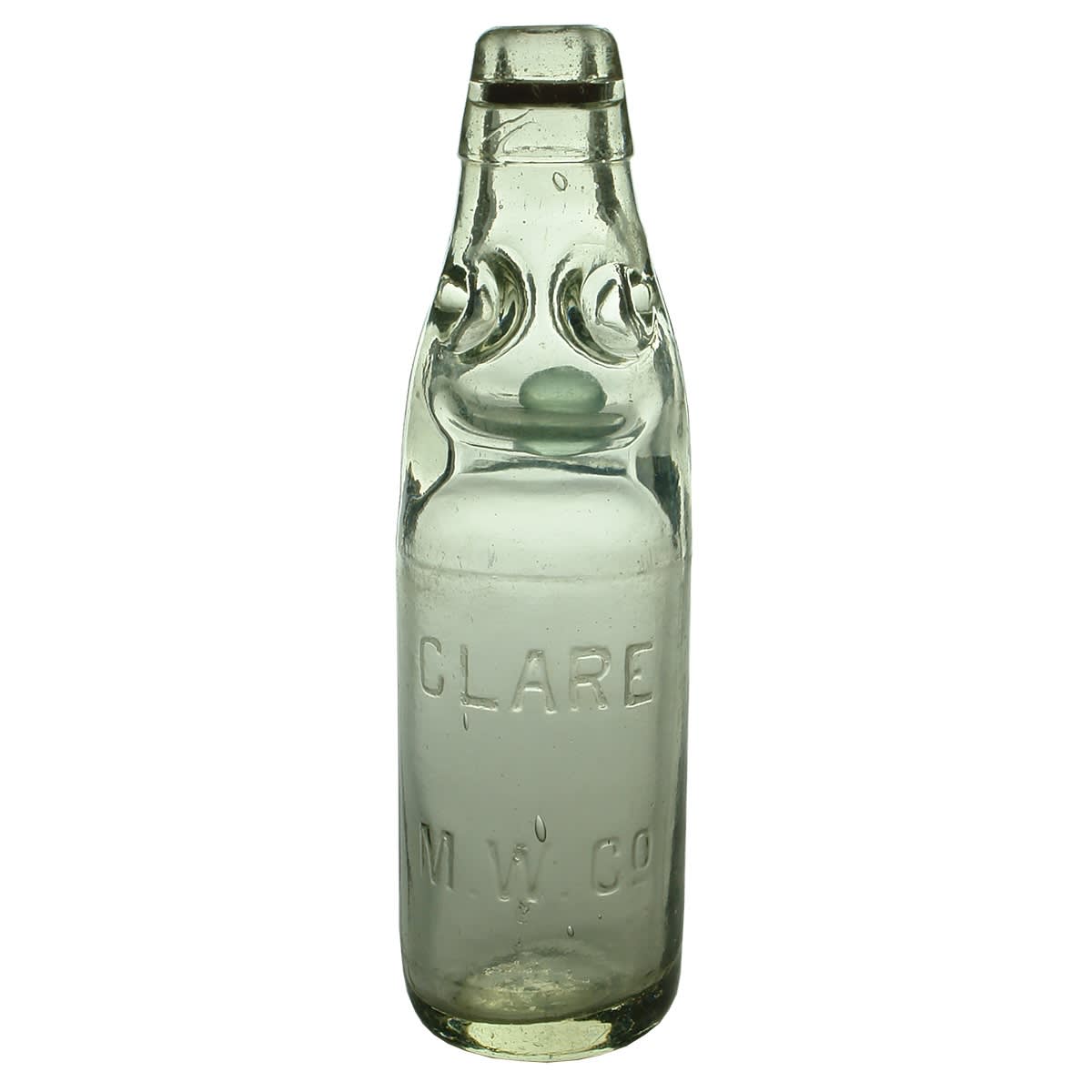 2 Codds. Both Clare M. W. Co. Clear. 6 oz. (South Australia)