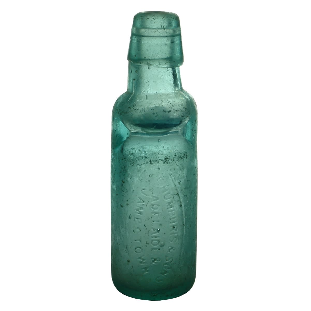 2 Codds: 2 variations of F. Humphris & Sons, Adelaide & Jamestown. Applied & Spun top types. (South Australia)