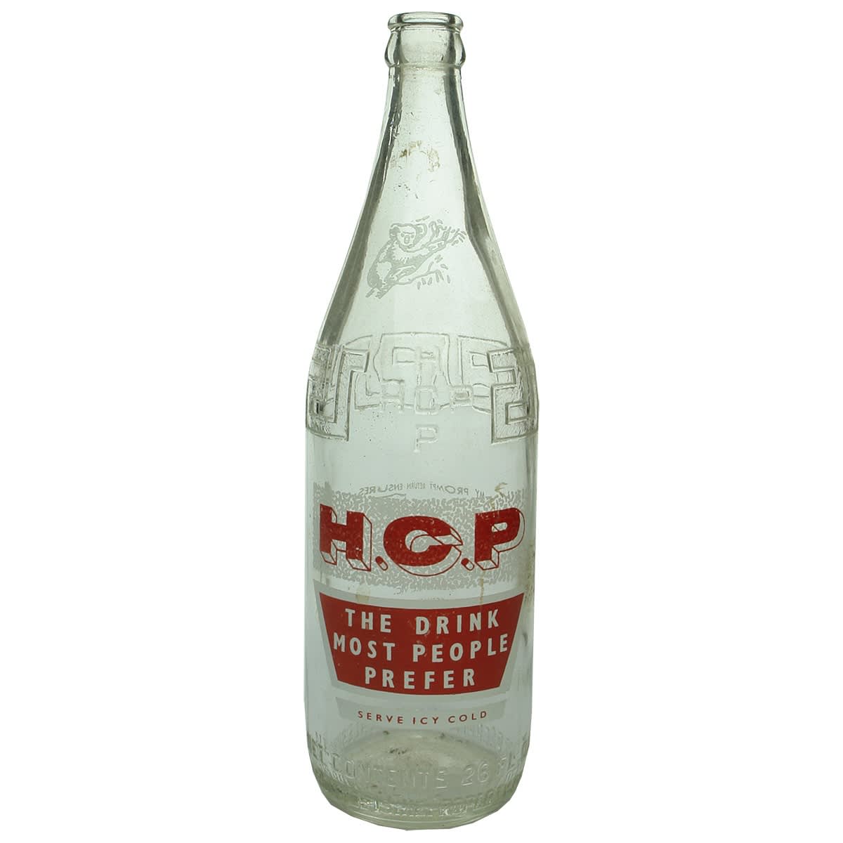 4 Ceramic Label Crown Seals. H. C. P. Aerated Waters Pty. Ltd., Healesville. 26 oz; Noddys Soft Drinks, W. F. & S. M. Winter Melbourne & Geelong 26 oz; Soda Pops Melbourne 26 oz; Schweppes Bitter Lemon 6.5 oz.