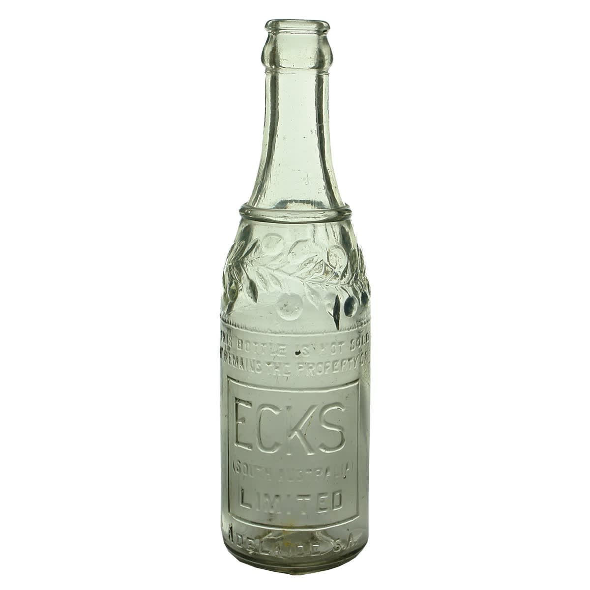 2 Crown Seals: ECKS South Australia Ltd and W. Woodroofe, Norwood. 10 oz. (South Australia)