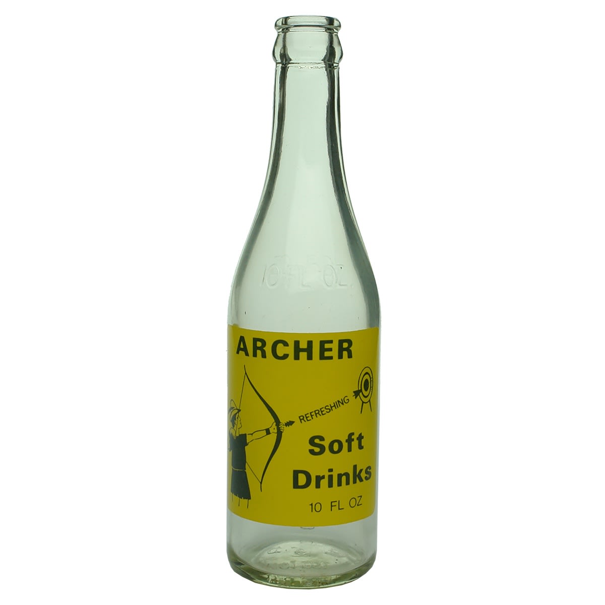 Two different Archer Ceramic Label Crown Seals from Bowen. 10 oz. (Queensland)