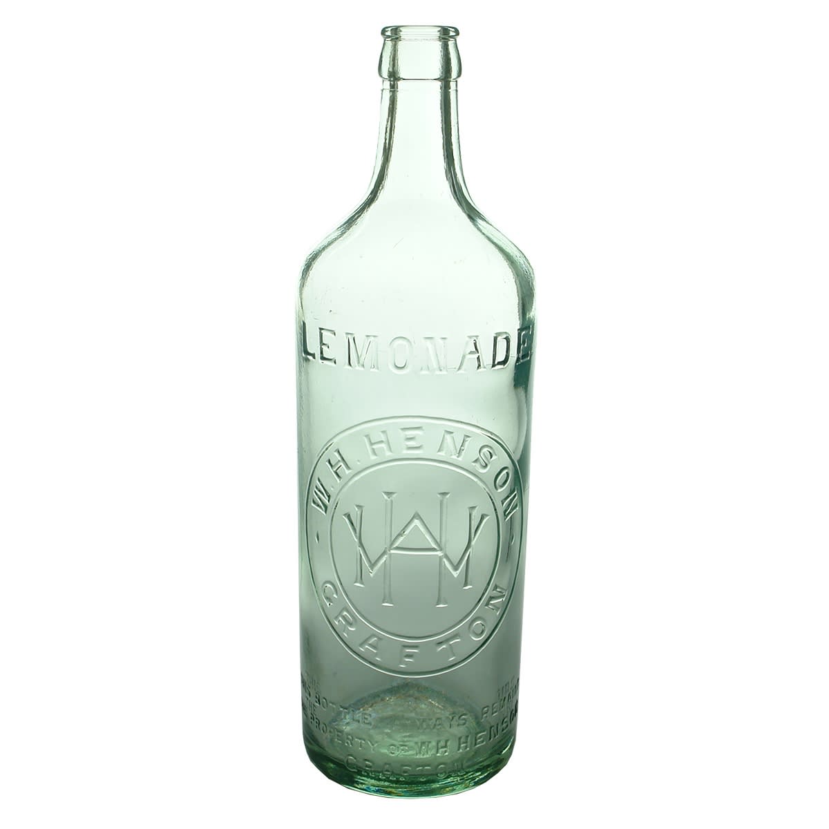 3 Large Crown Seals: 2 x W. H. Henson, Grafton, Lemonade & Brewed Ginger Beer; Skinner Lowes & Co Pty Ltd Murwillumbah. (New South Wales)