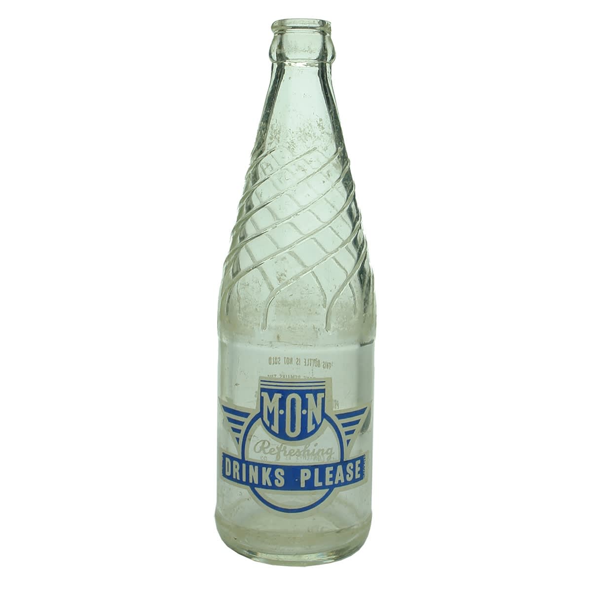 5 Ceramic Label Crown Seals. Manger & O'Neill Pty. Ltd. Echuca; Jeffreys Bros, Casterton; Gunnedah Cordial Works; Moglia & Smith, Temora; Clares Cordials Coonabarabran.