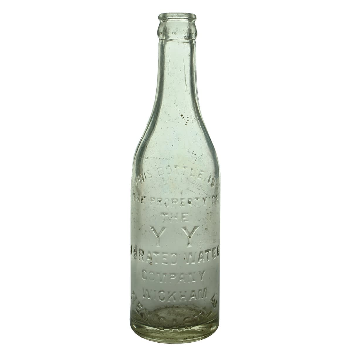 2 Crown Seals: YY Aerated Water Company Wickham, Newcastle; J. Ellis, Weston & Cessnock. 10 oz. (New South Wales)