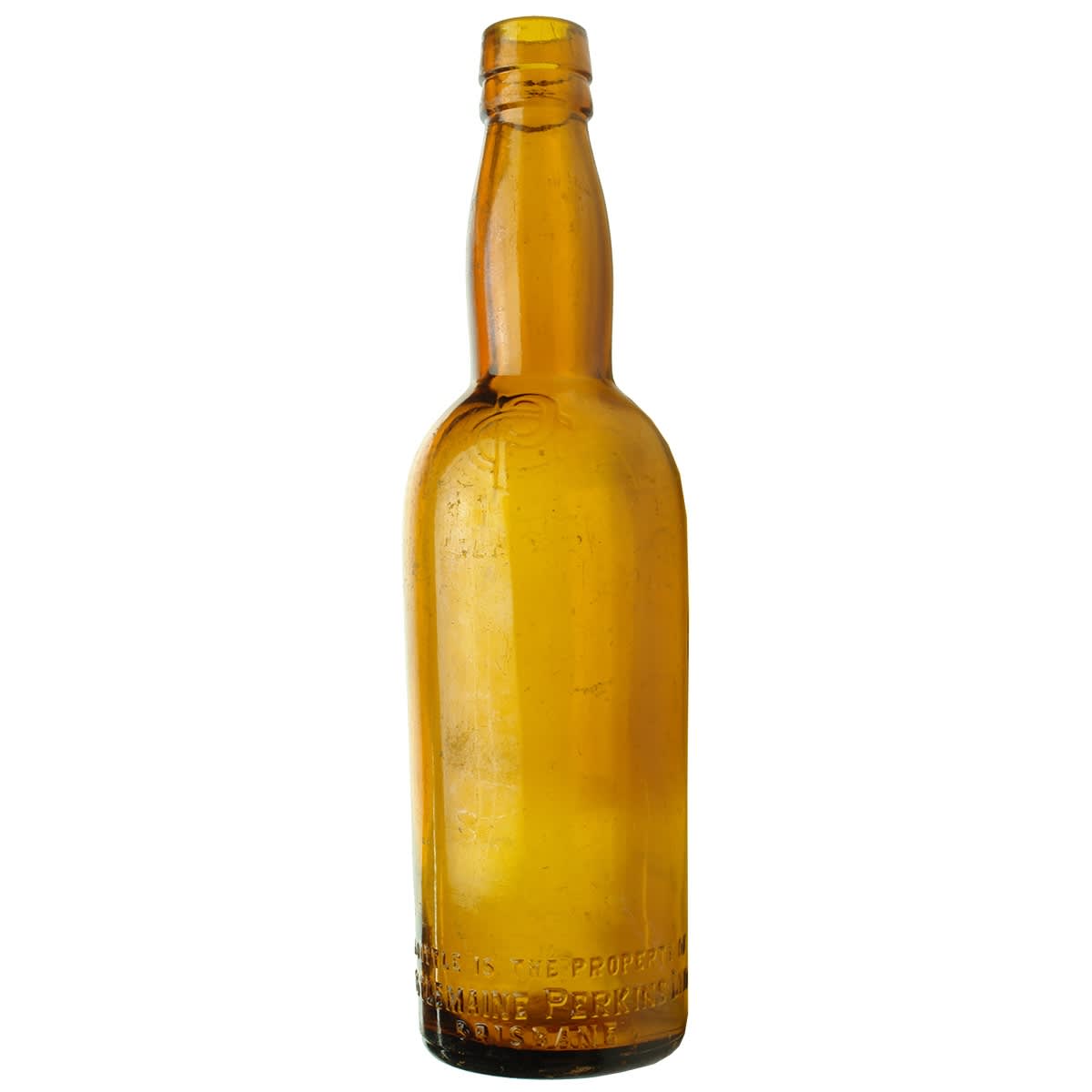 4 QLD 13 oz Wine/Beer bottles: Castlemaine Perkins; 3 x BEB Queensland, Binoculars. Brisbane Bottle Exchange. (Queensland)